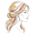 Hairstyles — female profile with styling
