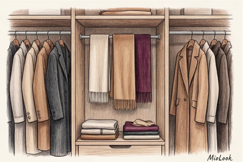 Как выбрать базовый шарф к осеннему или зимнему пальто - 7