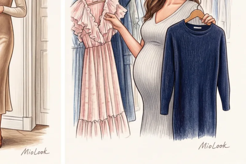 Базовые платья для беременных: 5 фасонов на каждый день - 9