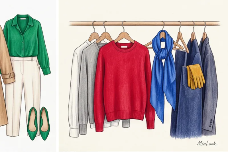 Яркие акценты: как добавить трендовый цвет в базовый гардероб - 2