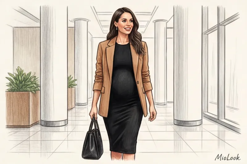 Офисный гардероб для беременных: как соблюдать дресс-код с комфортом - 5