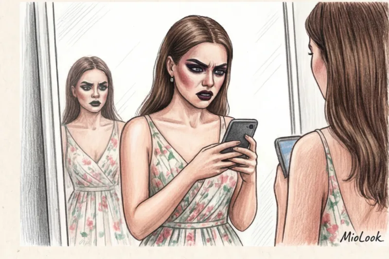 Как подобрать вечерний макияж по фото с помощью нейросети - 7