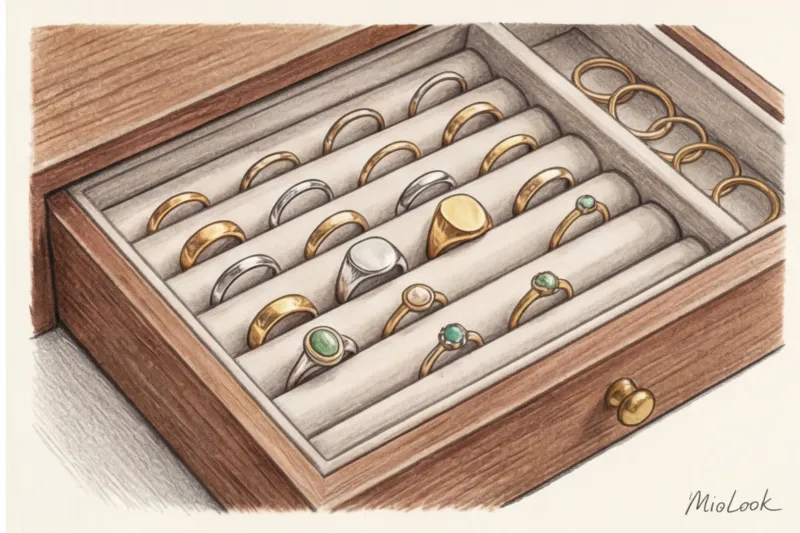 Как правильно сочетать кольца на руках: тренд на многослойность (stacking) - 6