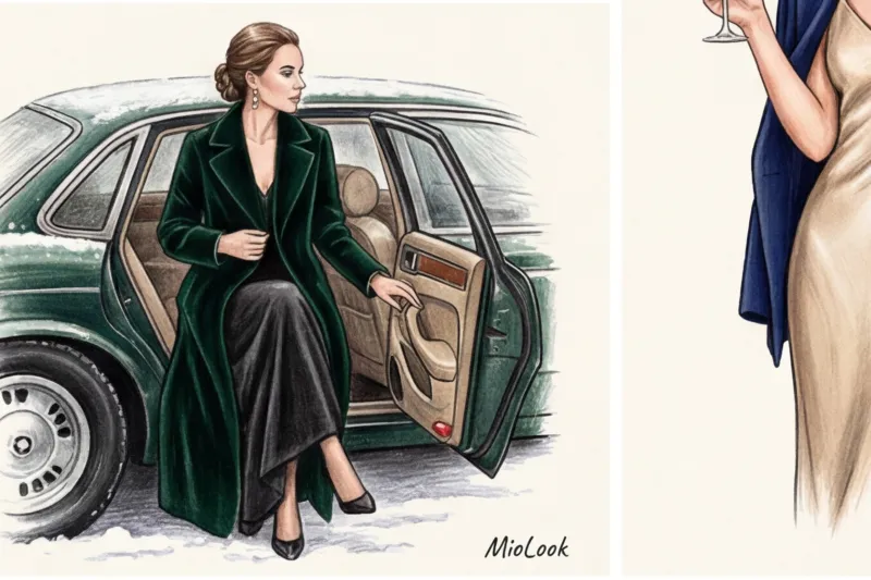 В чем пойти на свадьбу зимой: элегантность и тепло - 8