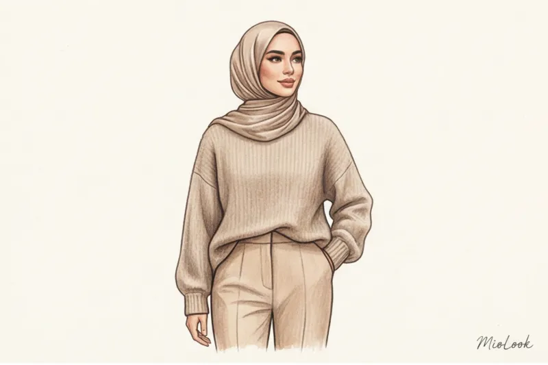 Как сочетать цвет хиджаба с одеждой: правила гармоничного образа - 2