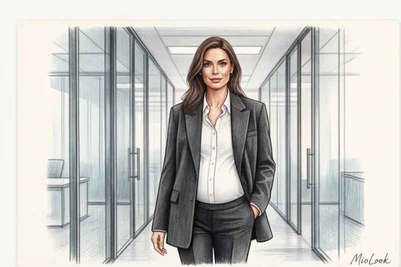 Maternity capsule for the office: a stylish business wardrobe