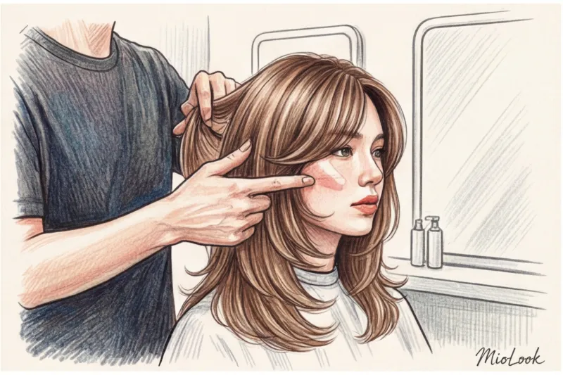 Трендовые корейские женские стрижки и прически в стиле K-pop - 7