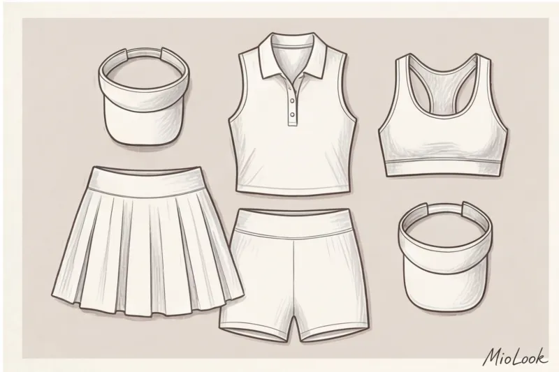 Эстетика Tenniscore: собираем стильный образ для тенниса и сквоша - 9