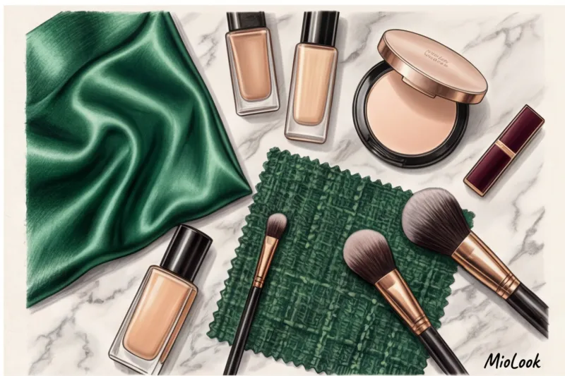 Макияж под зеленое и изумрудное платье: подчеркиваем цвет наряда - 3