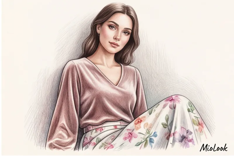 Принты и ткани по Кибби: от жесткого твида до летящего шелка - 3