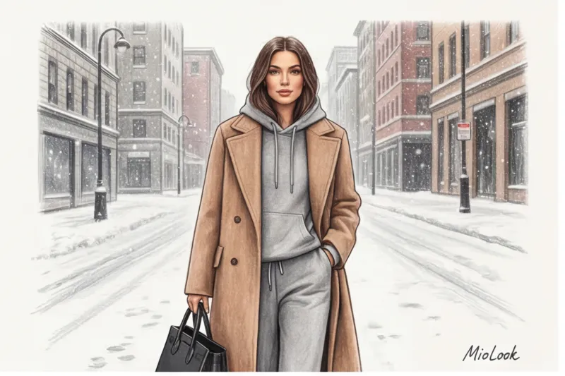 Sporty chic winter style: warm and stylish outfits