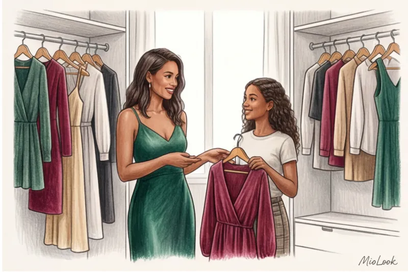 Как собрать праздничный гардероб для всей семьи в приложении MioLook - 3