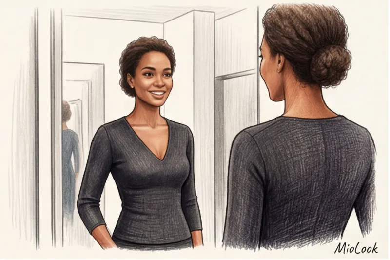 How to visually reduce breast size: clothing tips