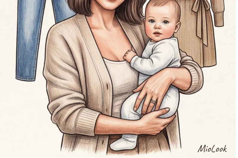 Как стильно одеваться после родов: скрываем животик и подчеркиваем достоинства - 7