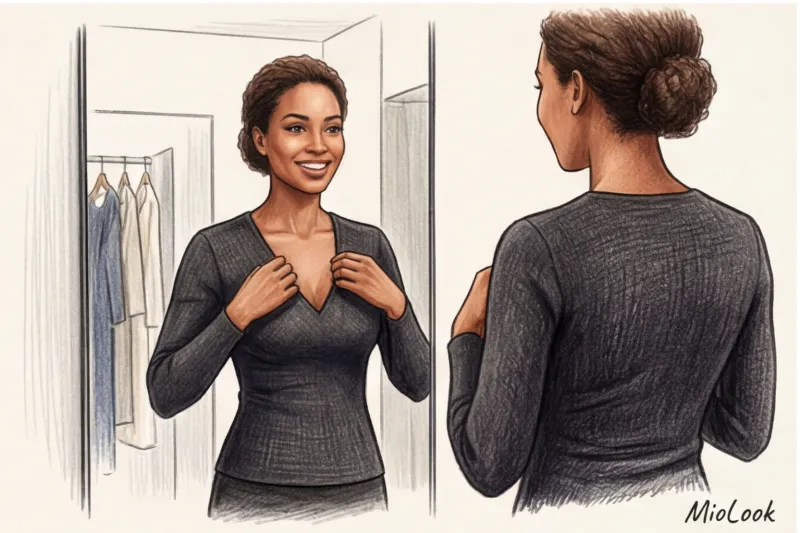 Как визуально уменьшить большую грудь: советы по выбору верха - 7