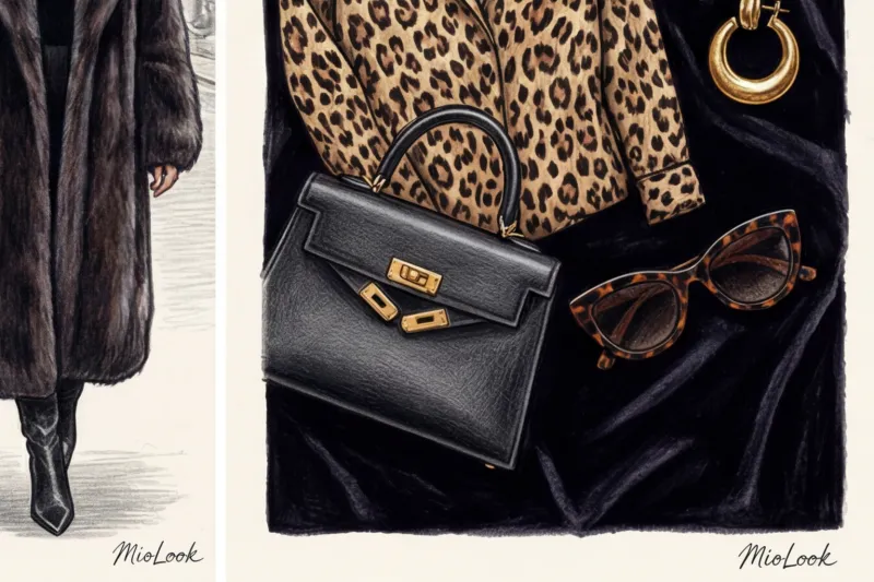 Стиль Mob Wife («Жена мафиози»): леопард, меха и дерзкая роскошь - 9