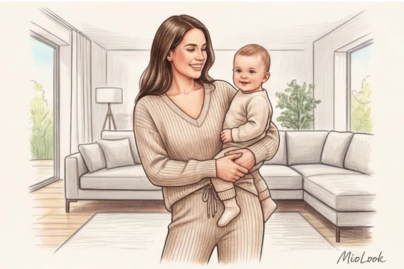 Домашний гардероб молодой мамы: как выглядеть красиво и забыть про растянутые треники - 8