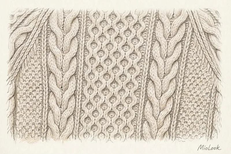 Aran knitting: what it is, types of patterns, and what to wear it with