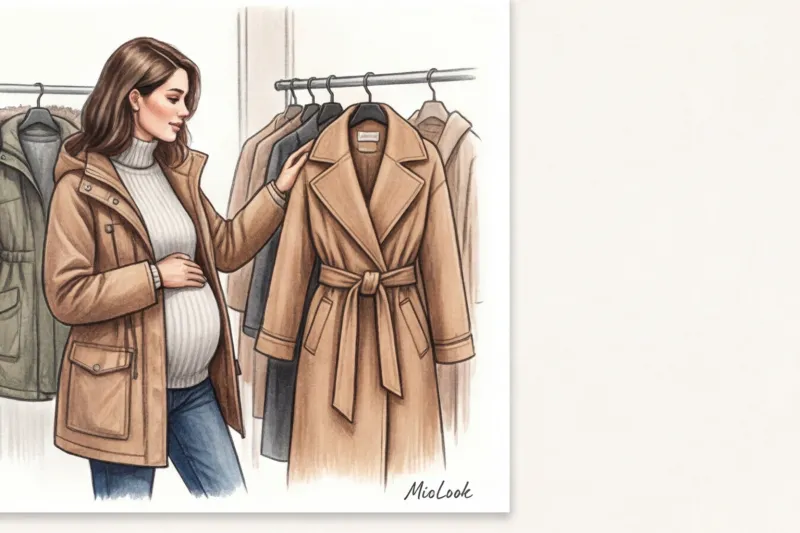 Верхняя одежда для беременных: стильные решения для холодных сезонов - 9