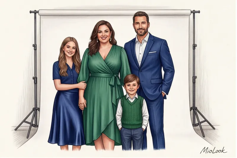 Праздничный фэмили лук для полных: советы стилиста