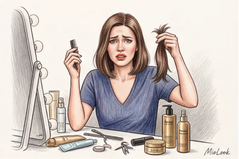 How does the miolook hairstyle app work?