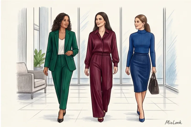 Офисная капсула: как составить 30 образов из 12 вещей - 9