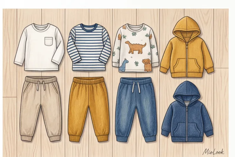 Капсульный гардероб в детский сад: список вещей и правила составления - 3