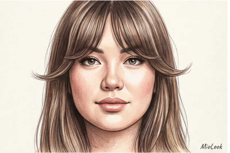 Стрижки, которые молодят и стройнят круглое лицо - 4