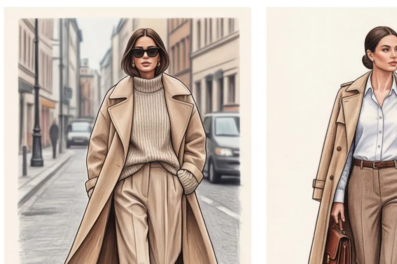 How to Wear a Beige Trench Coat: Modern Looks and Silhouettes