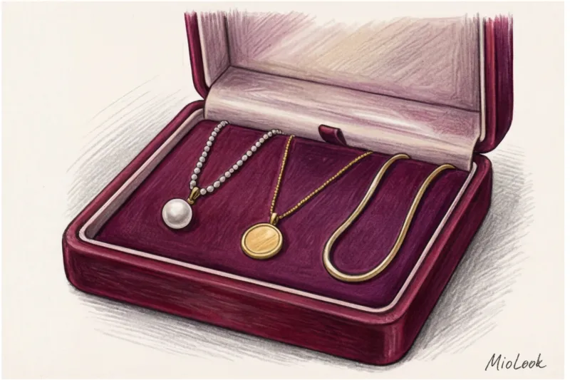 Как подобрать колье и подвески под вырез платья или блузки - 6