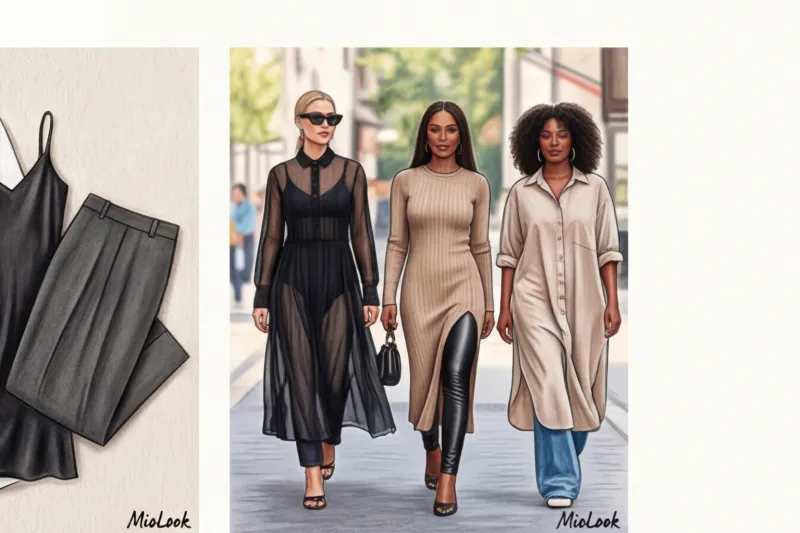 Платье и юбка поверх брюк: как носить самый спорный тренд нулевых - 3