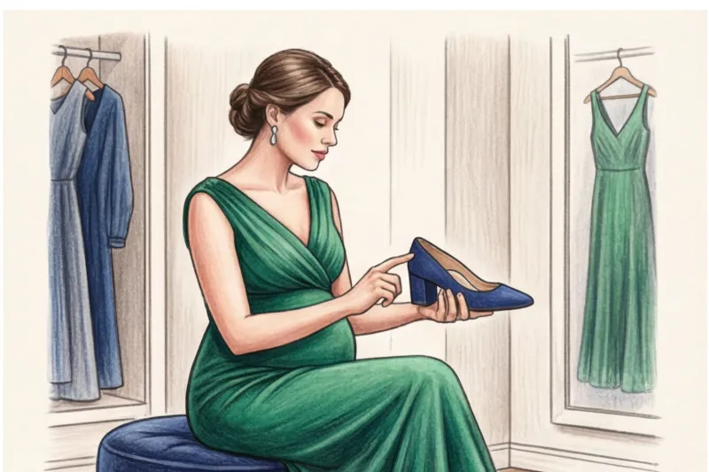 Удобная обувь на праздник для беременных: шик и комфорт