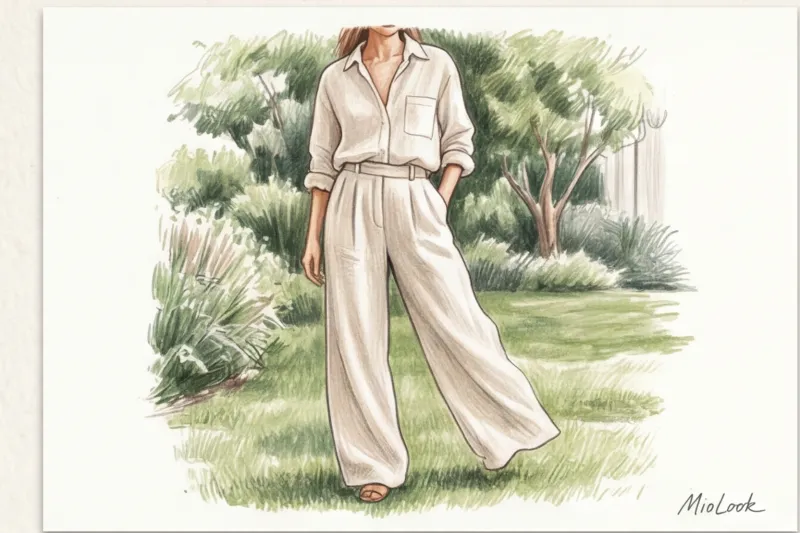 Летний гардероб в стиле Old Money: лен, шелк и элегантные образы для жары - 4