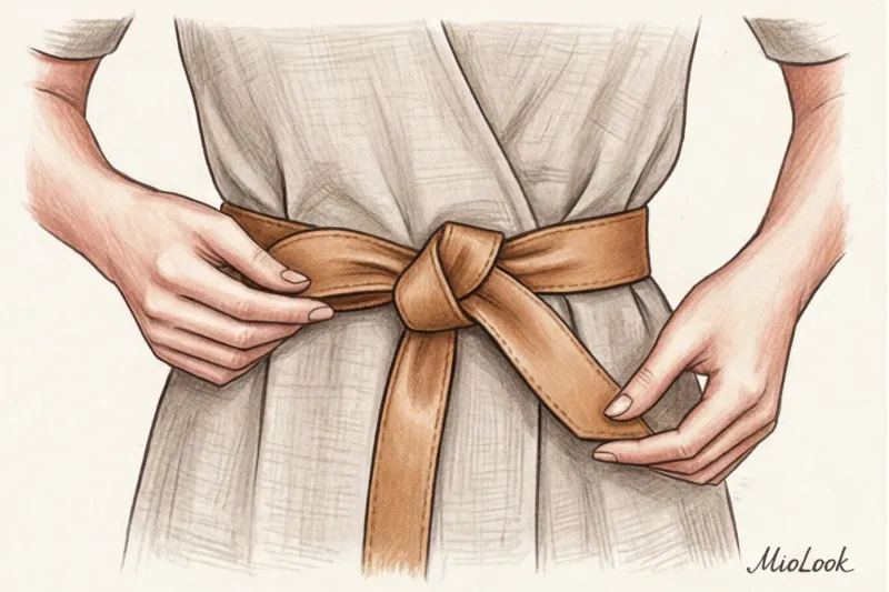 Как правильно подобрать и носить ремень с платьем - 4