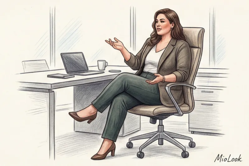 Деловой стиль для полных женщин-руководителей: как одеваться статусно (plus size) - 5