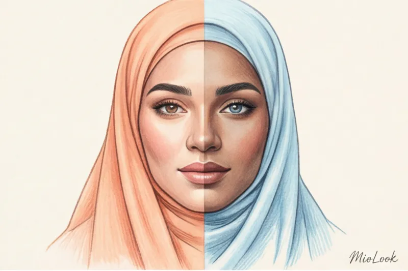 Цвет хиджаба по цветотипу: как определить свой идеальный базовый оттенок - 2