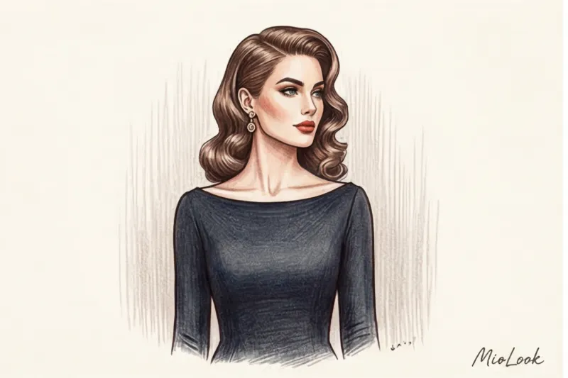 Как подобрать прическу под вырез платья: от V-образного до открытой спины - 4