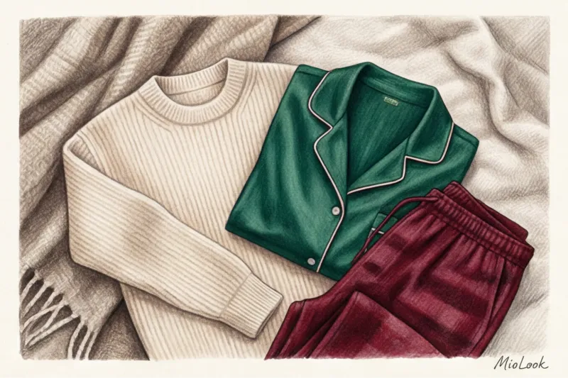 Уютный Новый год: выбираем праздничные пижамы и свитера для Family Look - 2