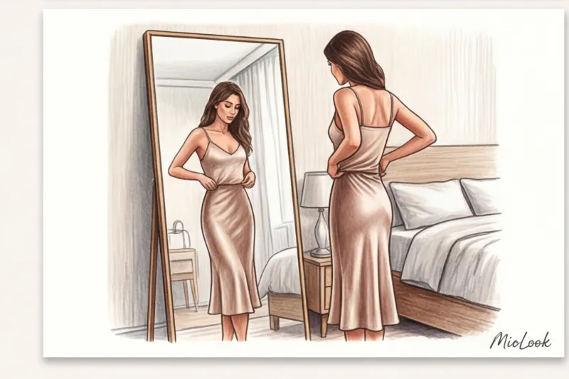 Шелковая юбка-комбинация: с чем носить в разные сезоны - 7