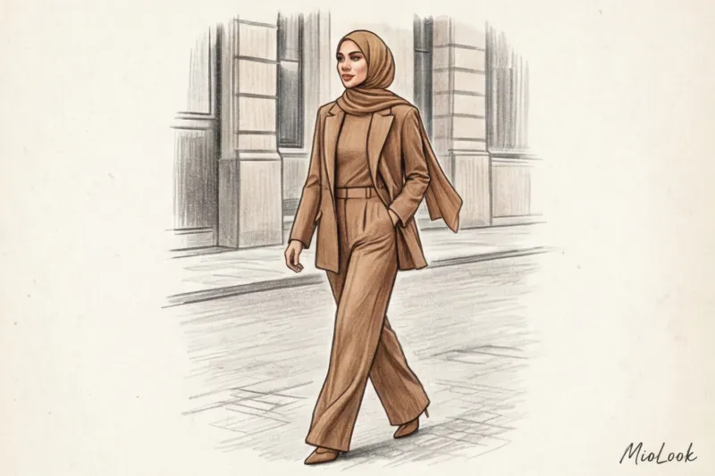 Хиджаб в корпоративной среде: как красиво и строго повязать платок в офис - 5