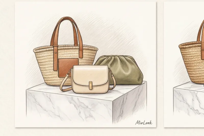 Базовые сумки на лето: от соломенных корзин до светлых кросс-боди - 7