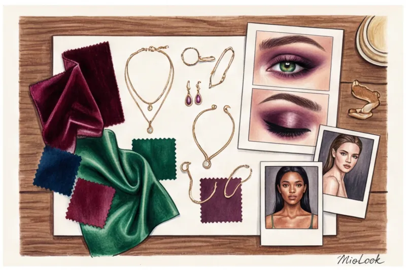 Вечерний макияж для зеленых глаз: какие оттенки выбрать - 5