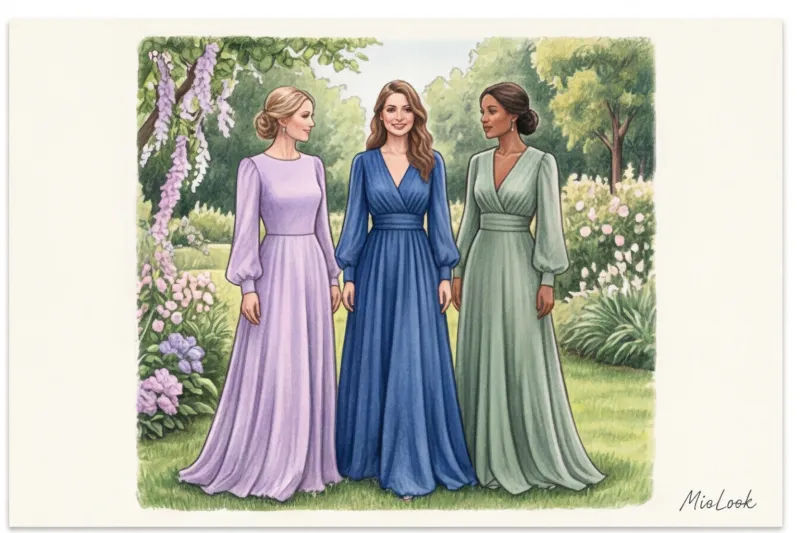 Скромные вечерние наряды на лето: образы для свадеб и торжеств - 3