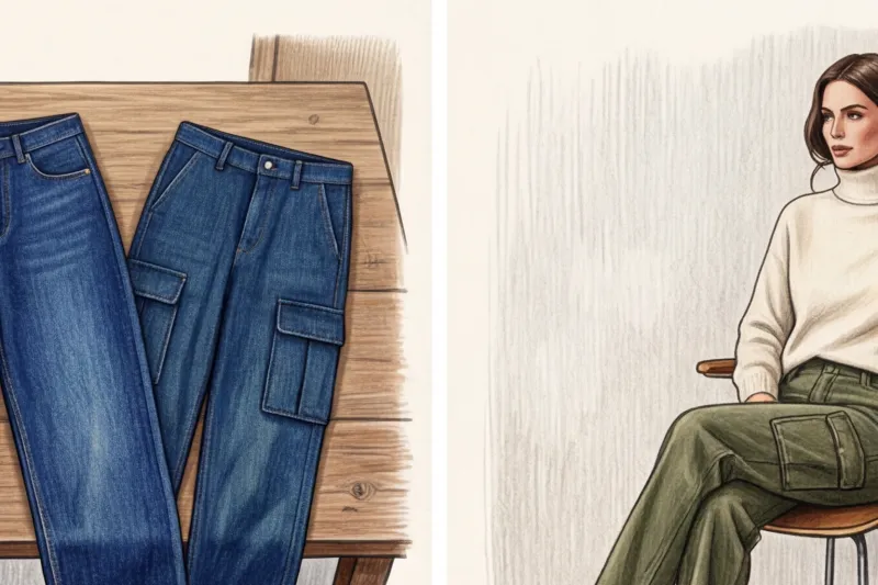 Джинсы бэгги и карго: как внедрить расслабленный деним в свой стиль - 2