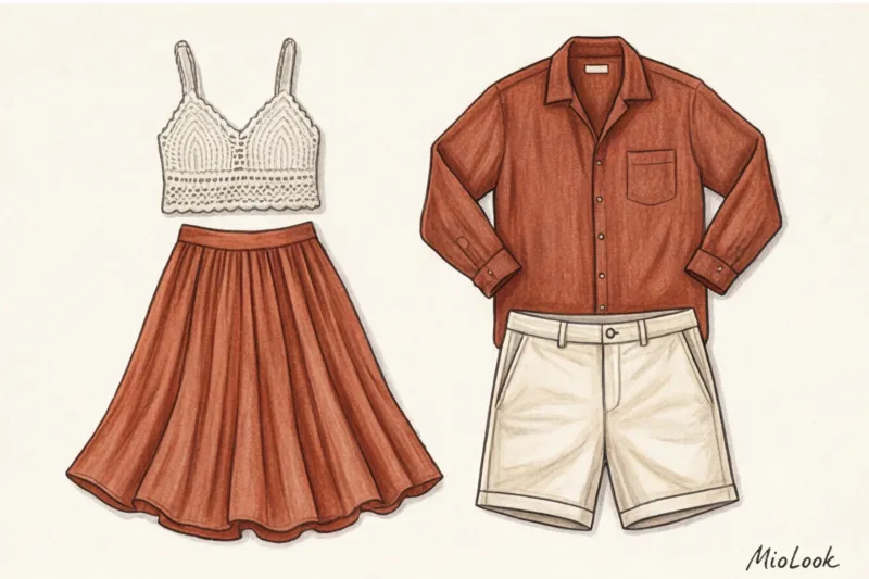 Парные образы для отпуска и моря: собираем чемодан на двоих - 8