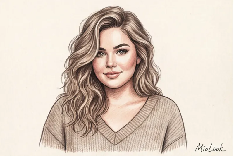 Какая прическа подойдет под V-образный вырез: лучшие укладки для глубокого декольте - 4