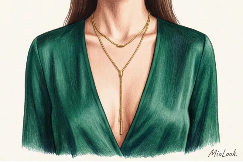 Как подобрать колье и цепочки под вырез одежды: наглядный гид - 2
