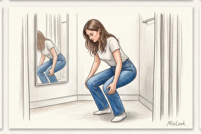 Как выбрать качественные джинсы, которые не вытянутся на коленях - 5