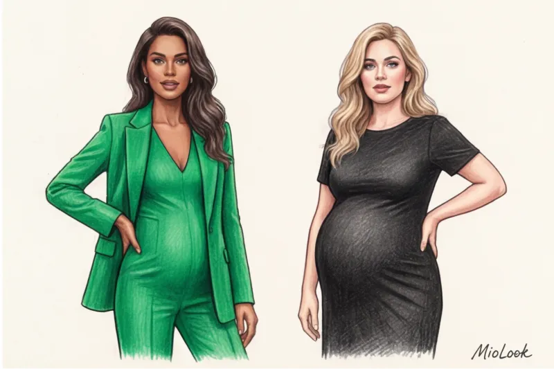 Нарядные образы для беременных: от baby shower до вечерних мероприятий - 3