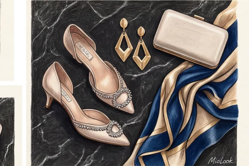 Скромно и удобно: закрытые вечерние платья для беременных - 6